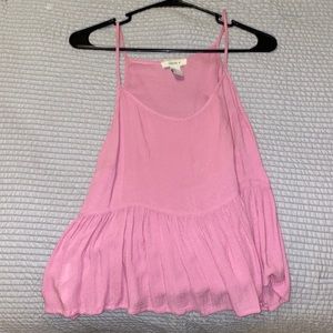 Cute pink top.